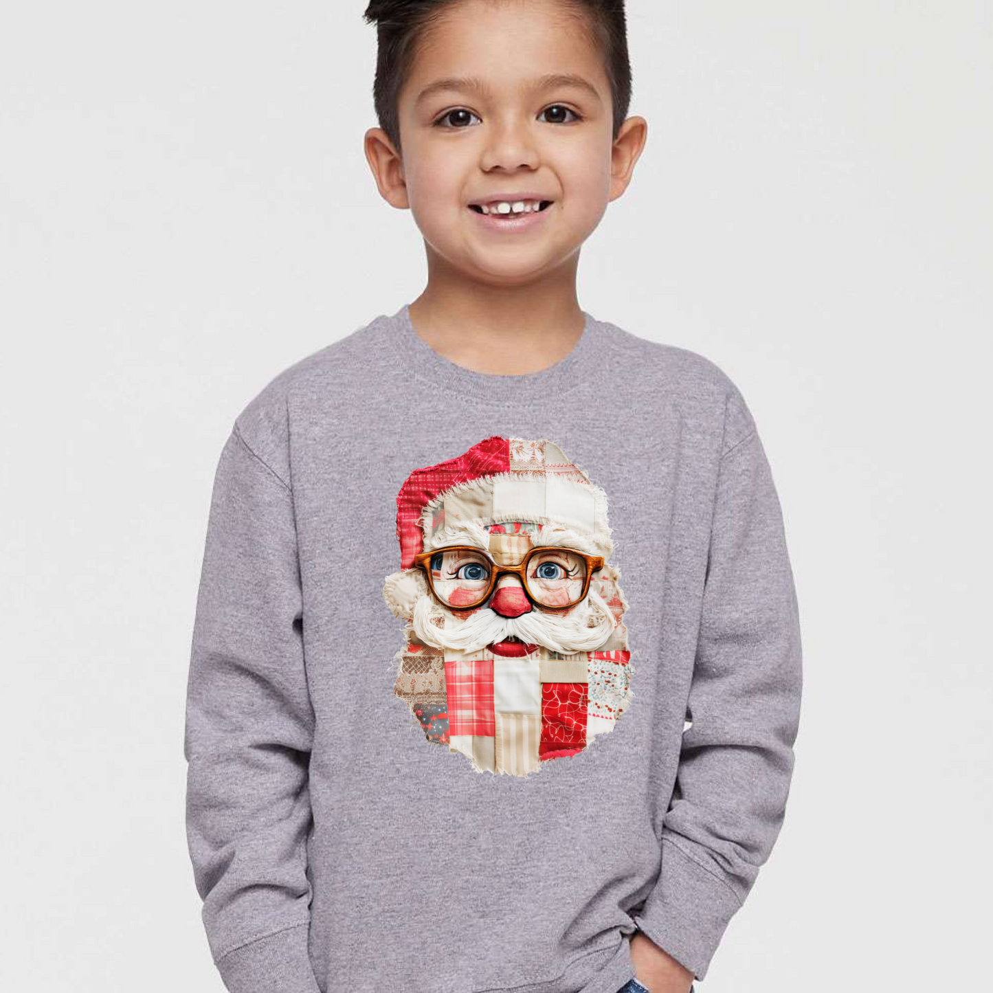 PATCHWORK SANTA--TODDLER/YOUTH--PRE ORDER