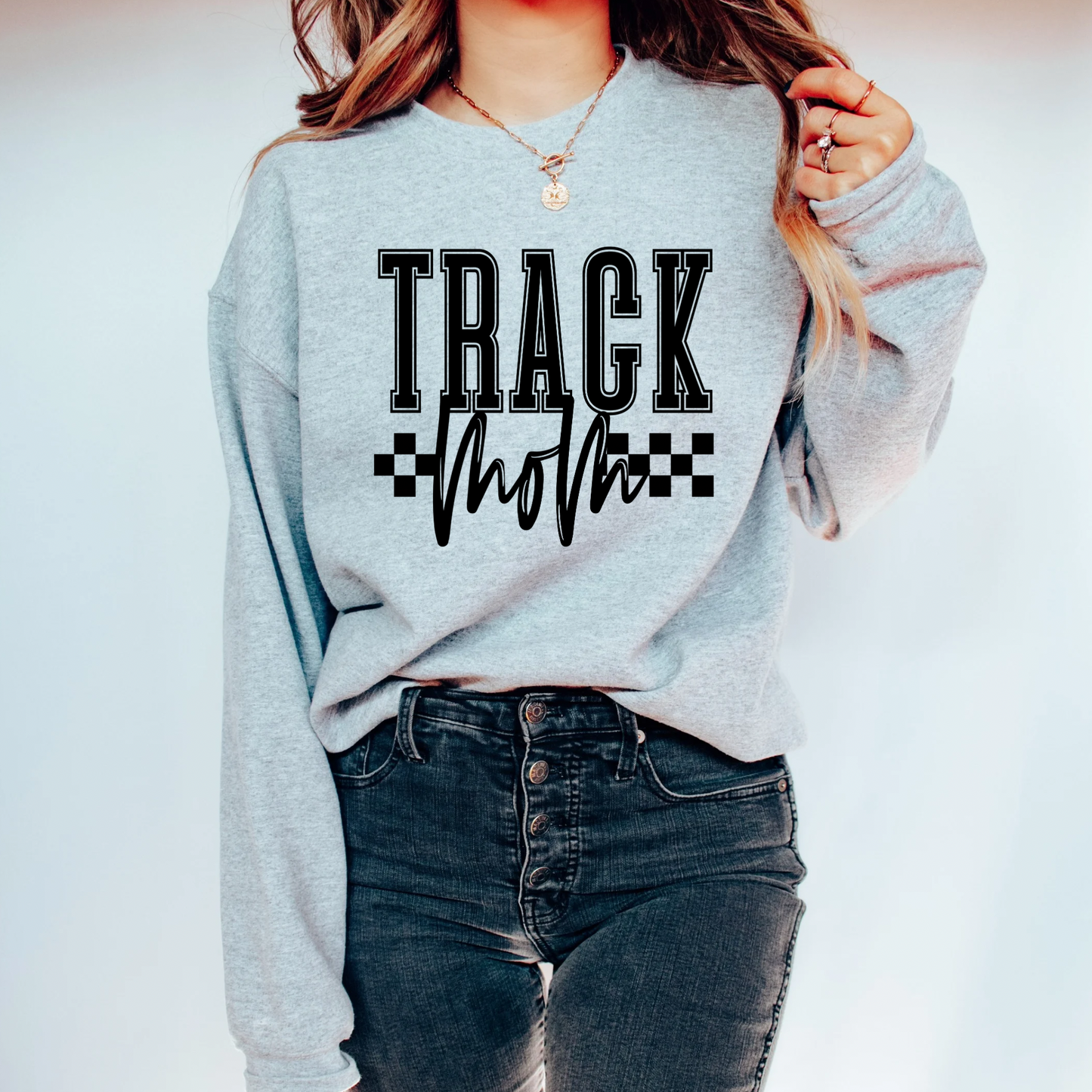 Sport (with checked) CREWNECK----PRE ORDER