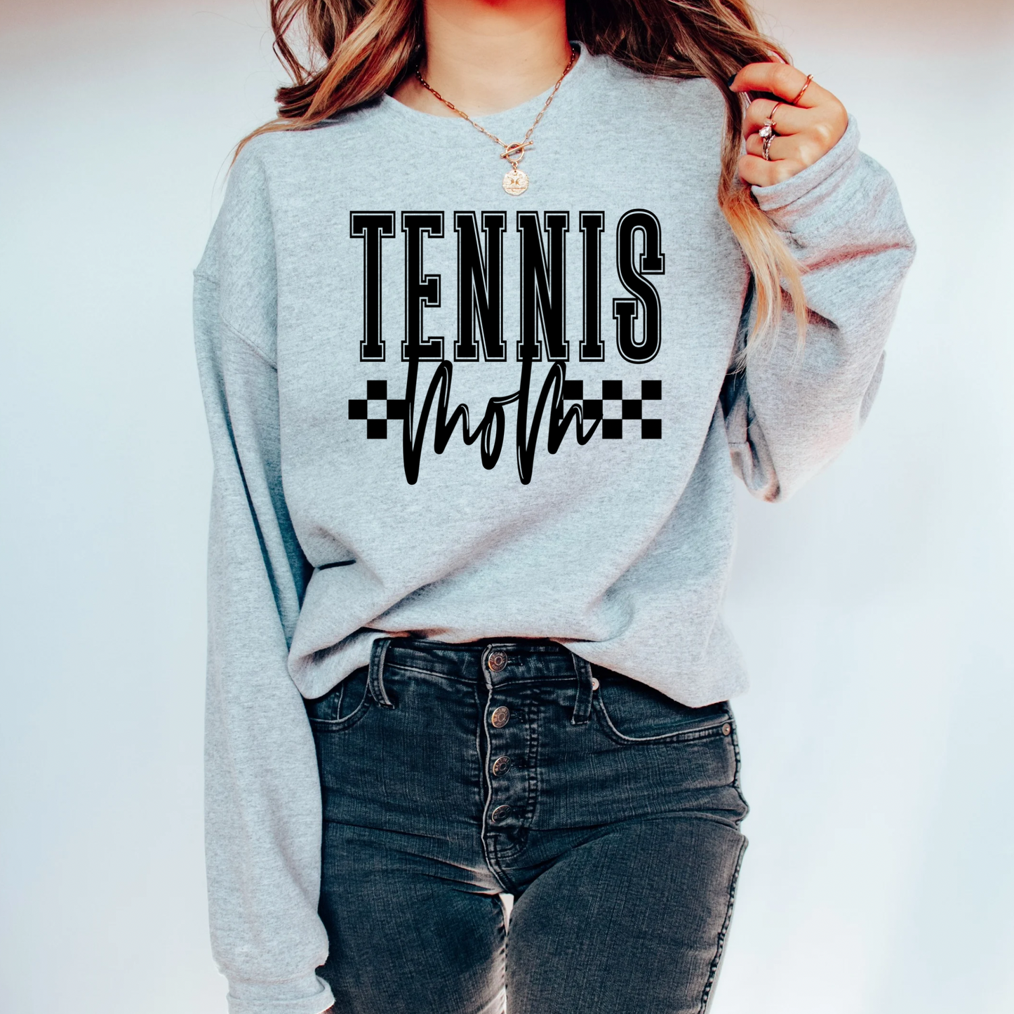 Sport (with checked) CREWNECK----PRE ORDER