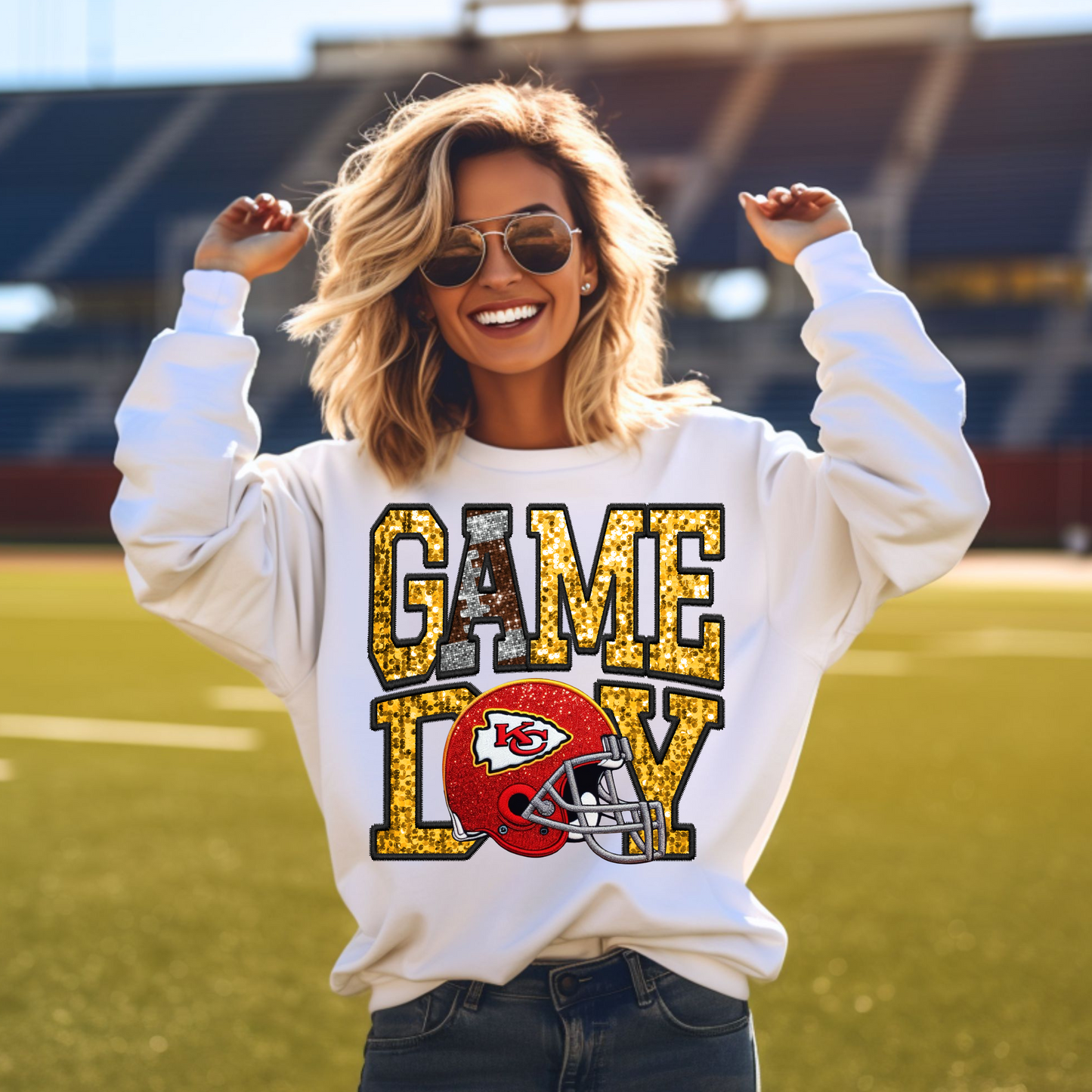 GLITTER GAME DAY N F L
