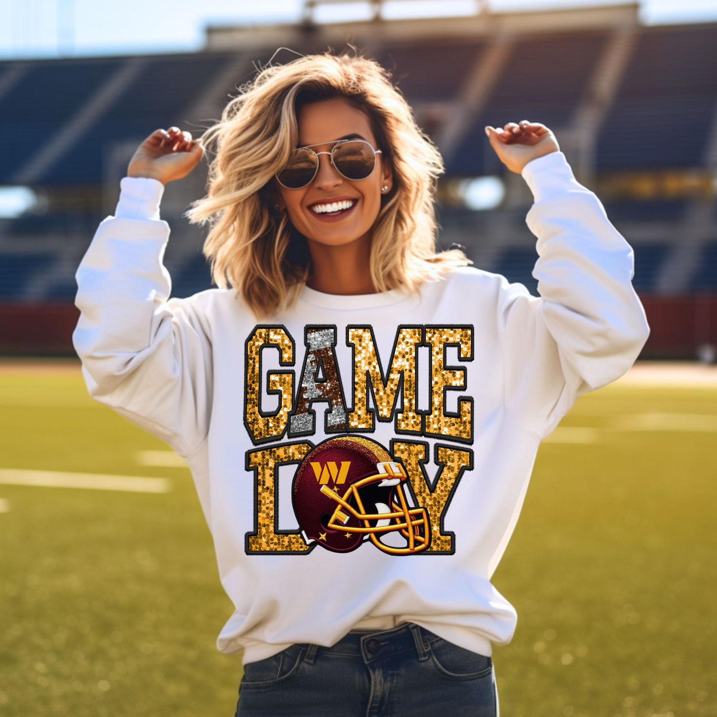 GLITTER GAME DAY N F L