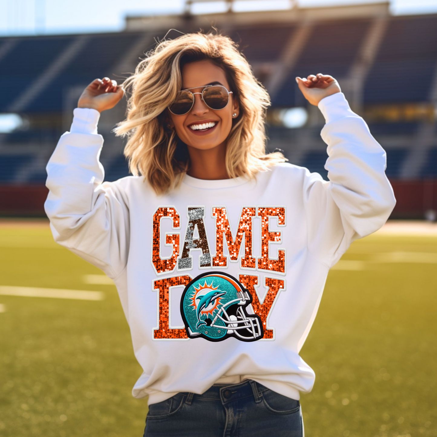 GLITTER GAME DAY N F L