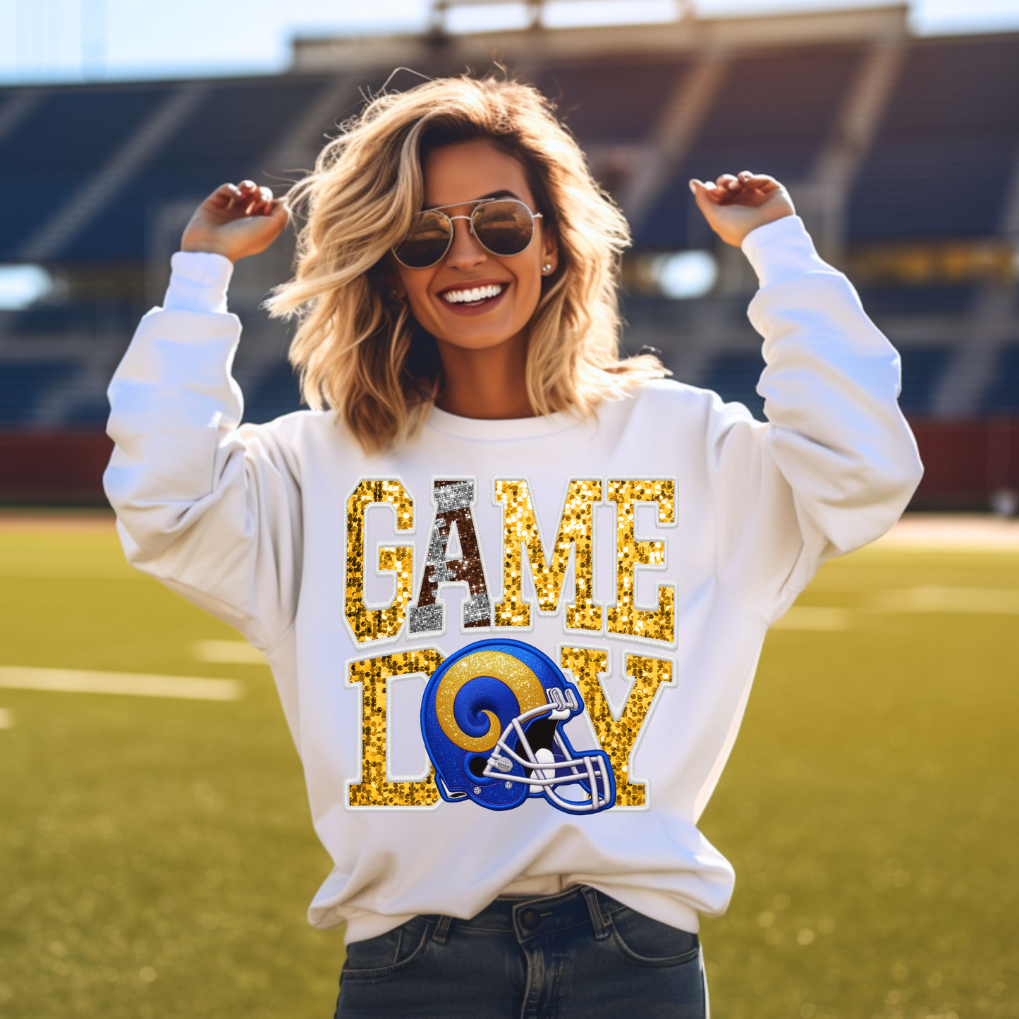 GLITTER GAME DAY N F L