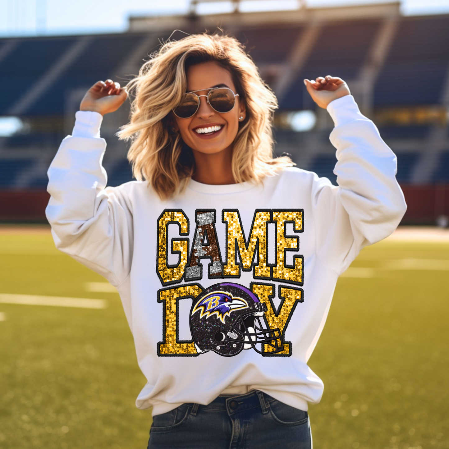 GLITTER GAME DAY N F L