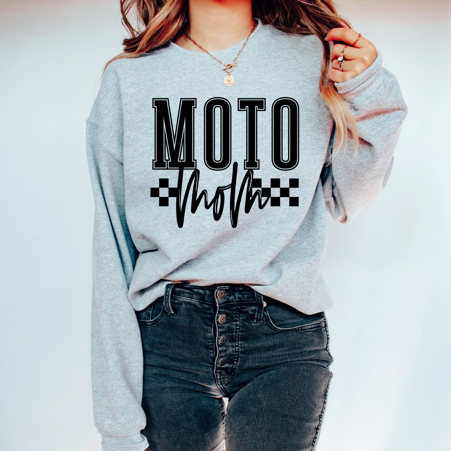 Sport (with checked) CREWNECK----PRE ORDER