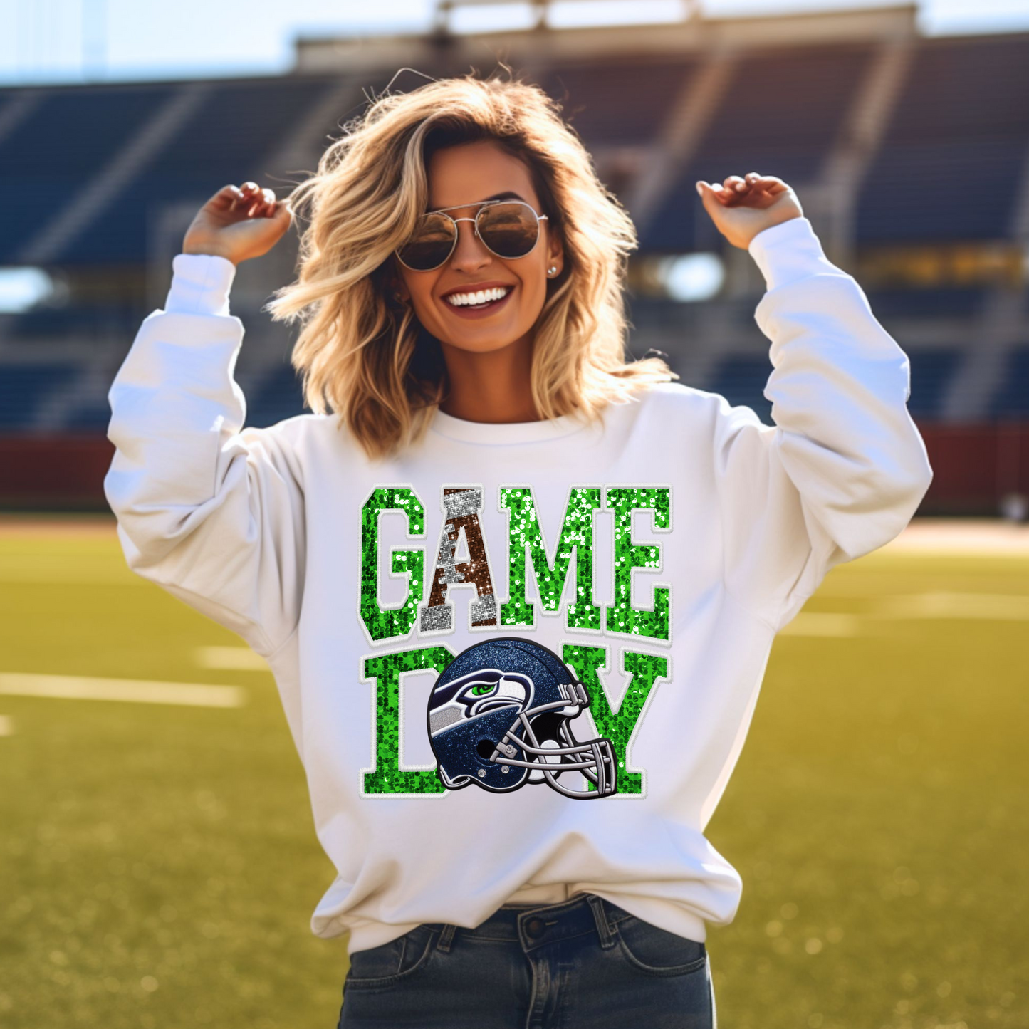 GLITTER GAME DAY N F L