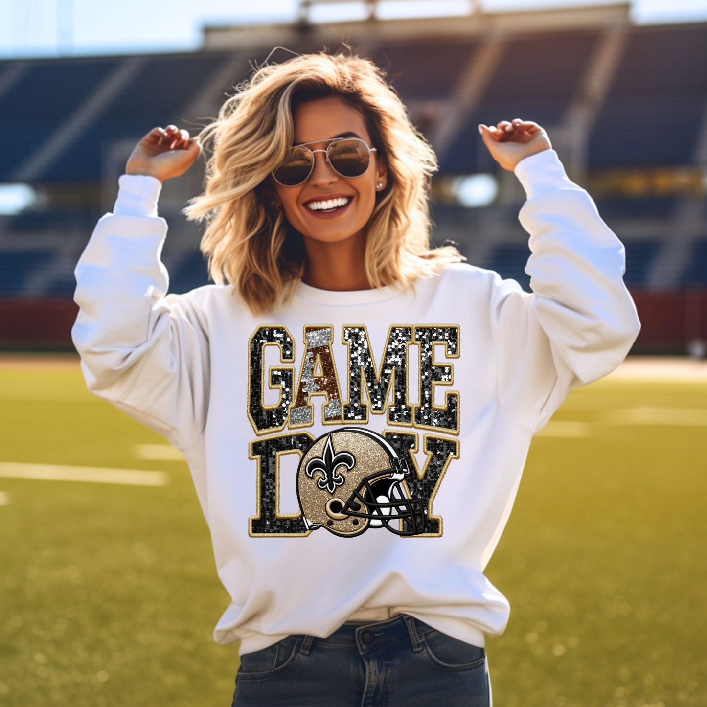 GLITTER GAME DAY N F L