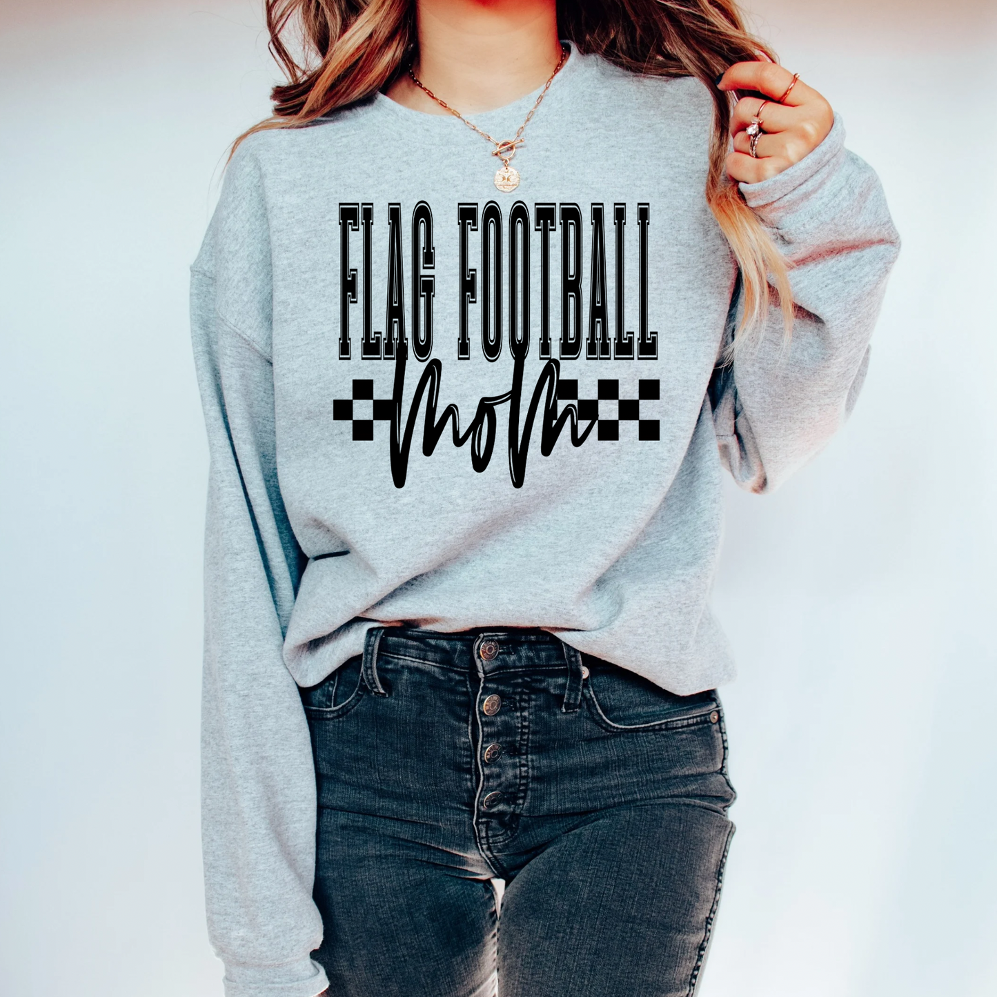 Sport (with checked) CREWNECK----PRE ORDER