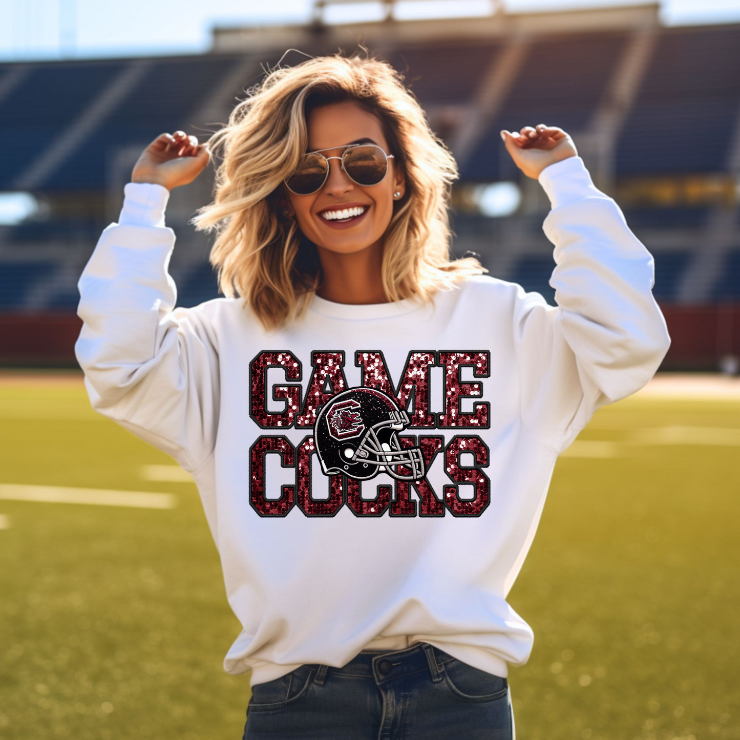 GLITTER GAME DAY C O L L E G E