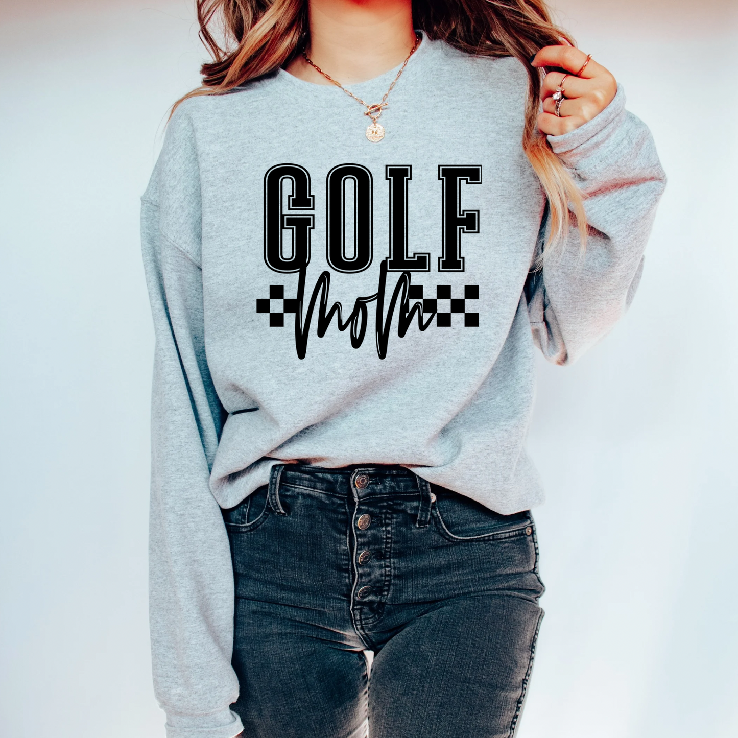 Sport (with checked) CREWNECK----PRE ORDER
