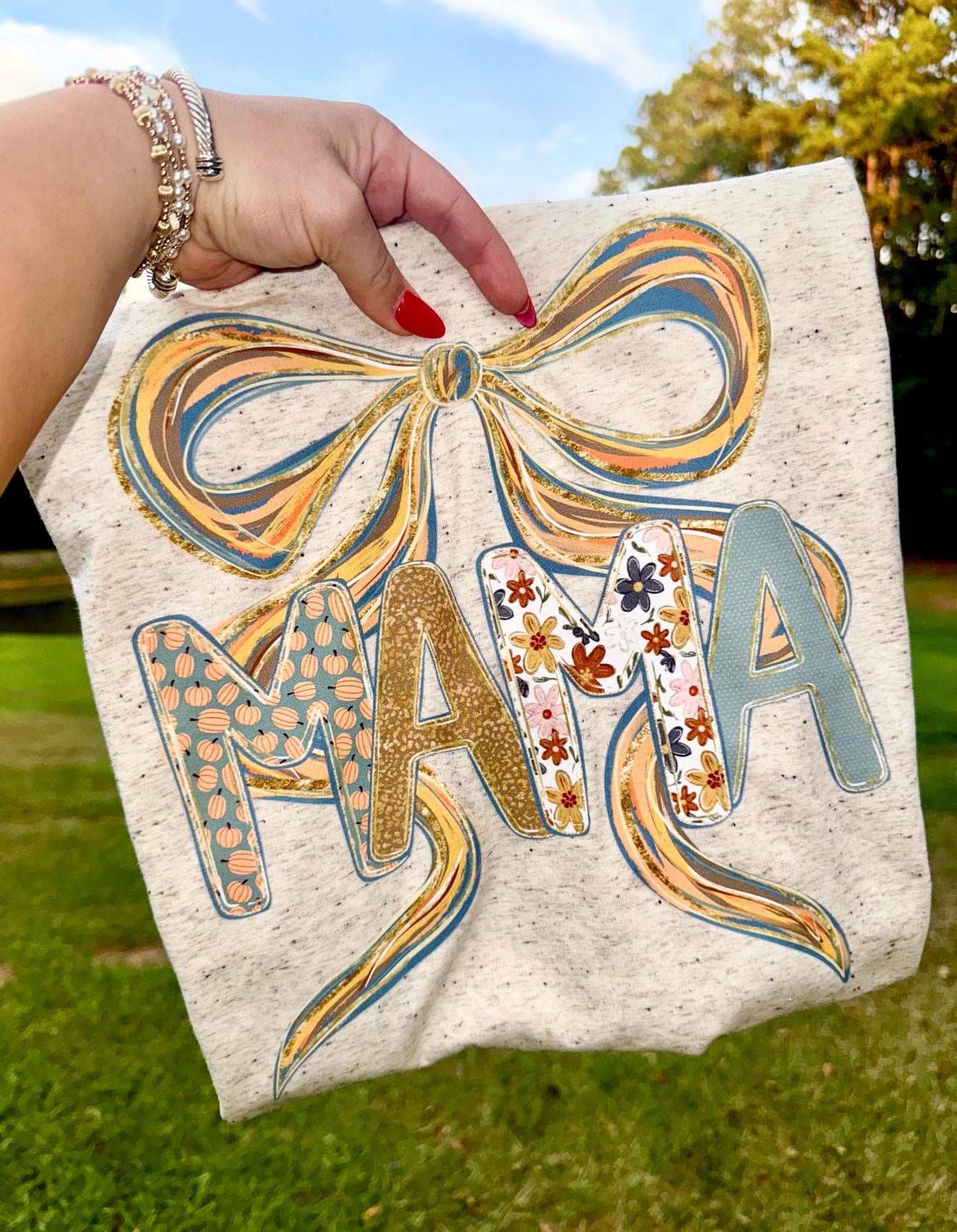 FALL MAMA WITH LARGE BOW