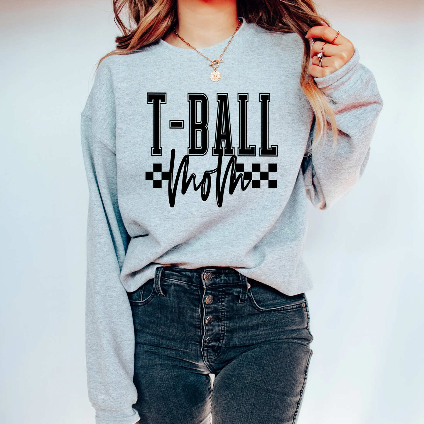 Sport (with checked) CREWNECK----PRE ORDER