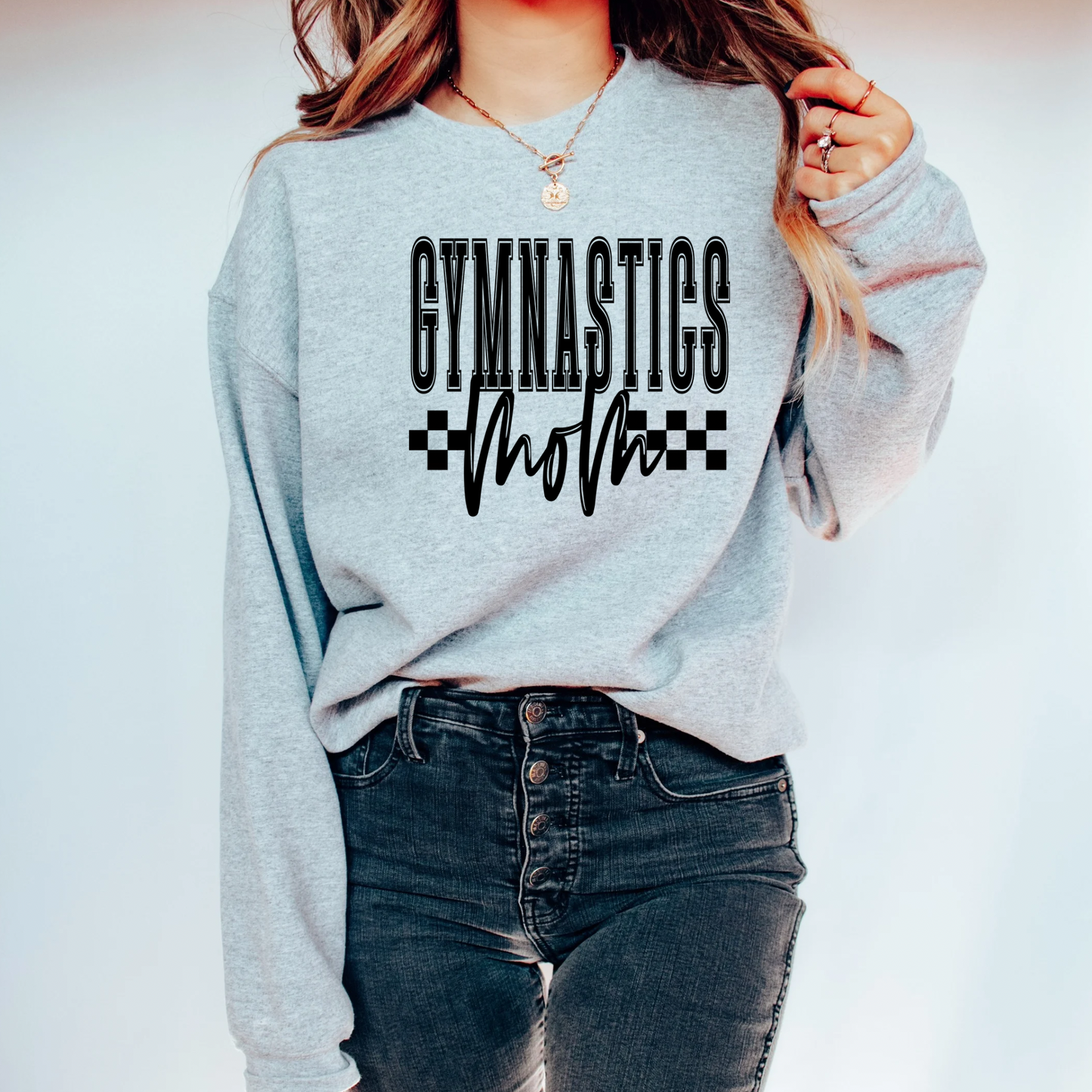 Sport (with checked) CREWNECK----PRE ORDER