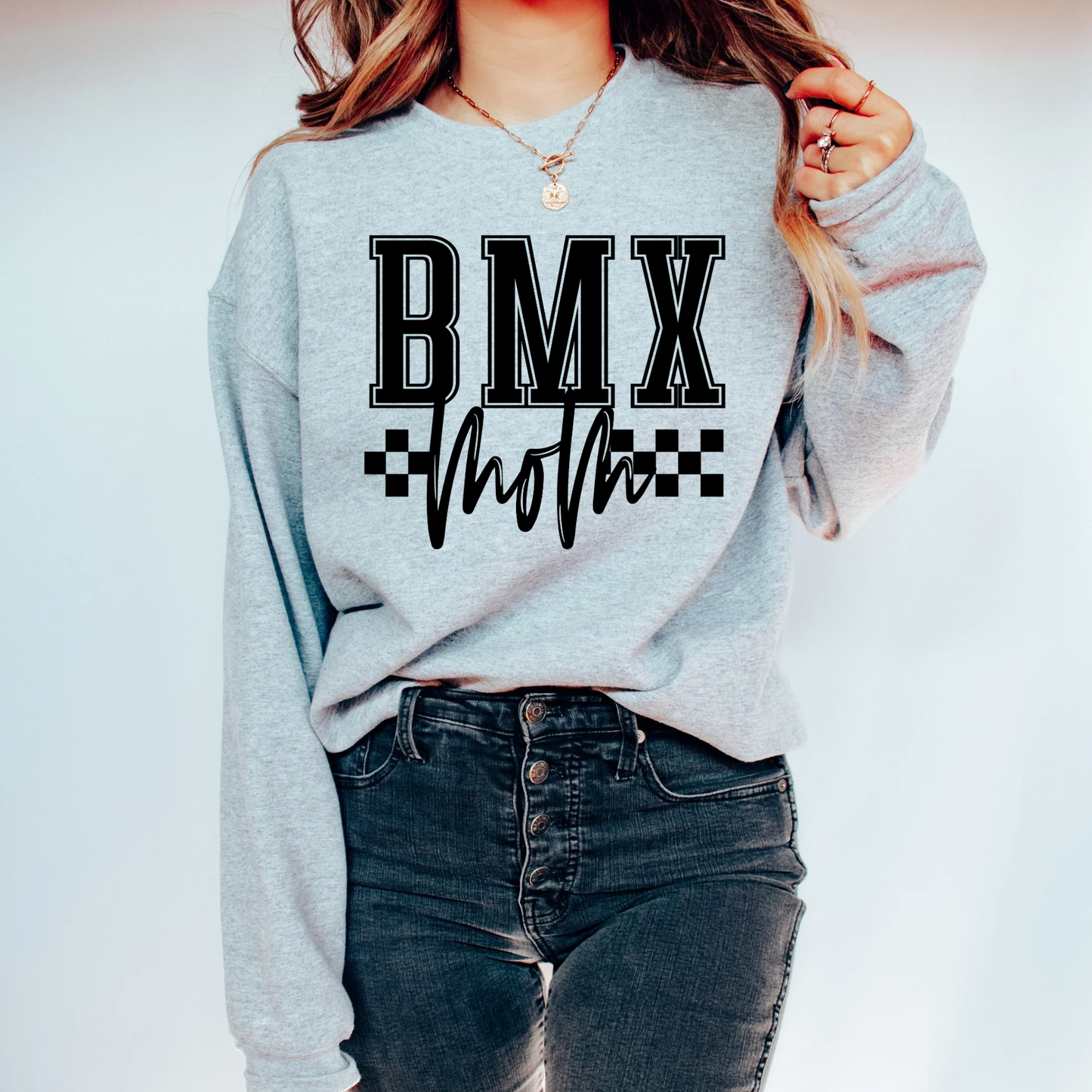Sport (with checked) CREWNECK----PRE ORDER