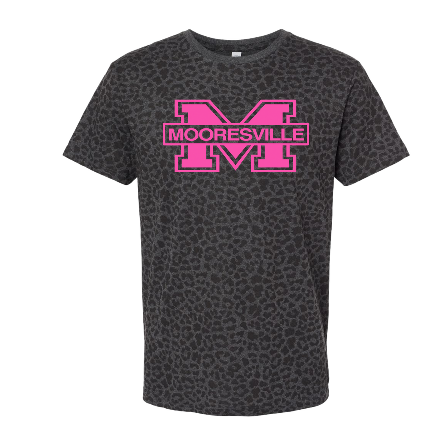 BREAST CANCER PINK M- ANIMAL PRINT SHORT SLEEVE T-PRE ORDER