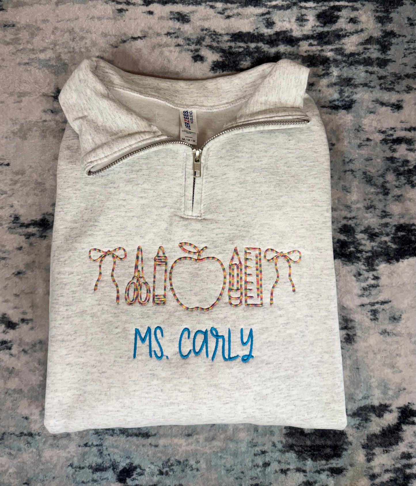 Teacher Icon Quarter Zip