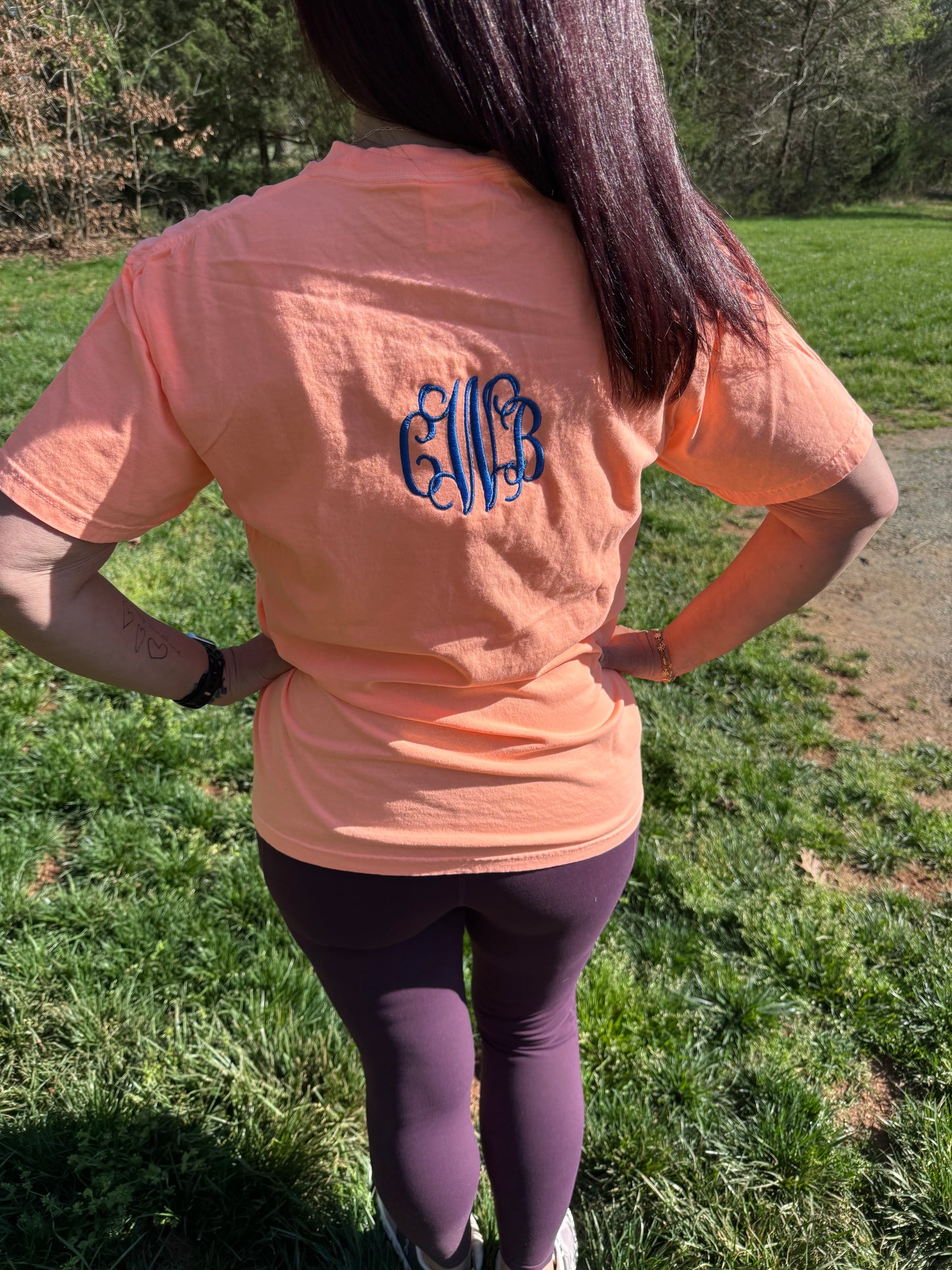 COMFORT COLORS SHORT SLEEVE--EMBROIDERED
