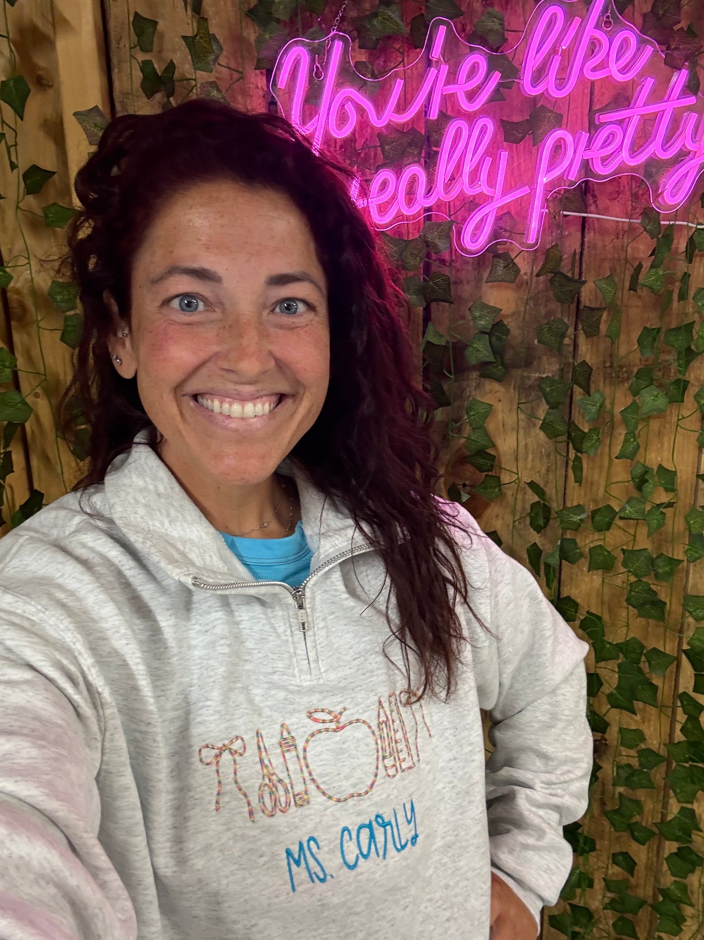 Teacher Icon Quarter Zip