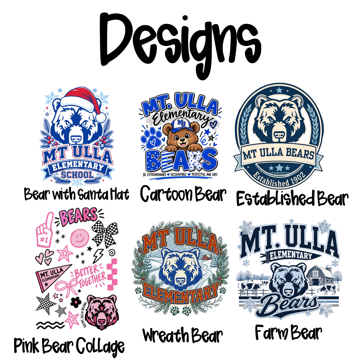 LONG SLEEVE-Mt. Ulla Spiritwear-WINTER DESIGNS