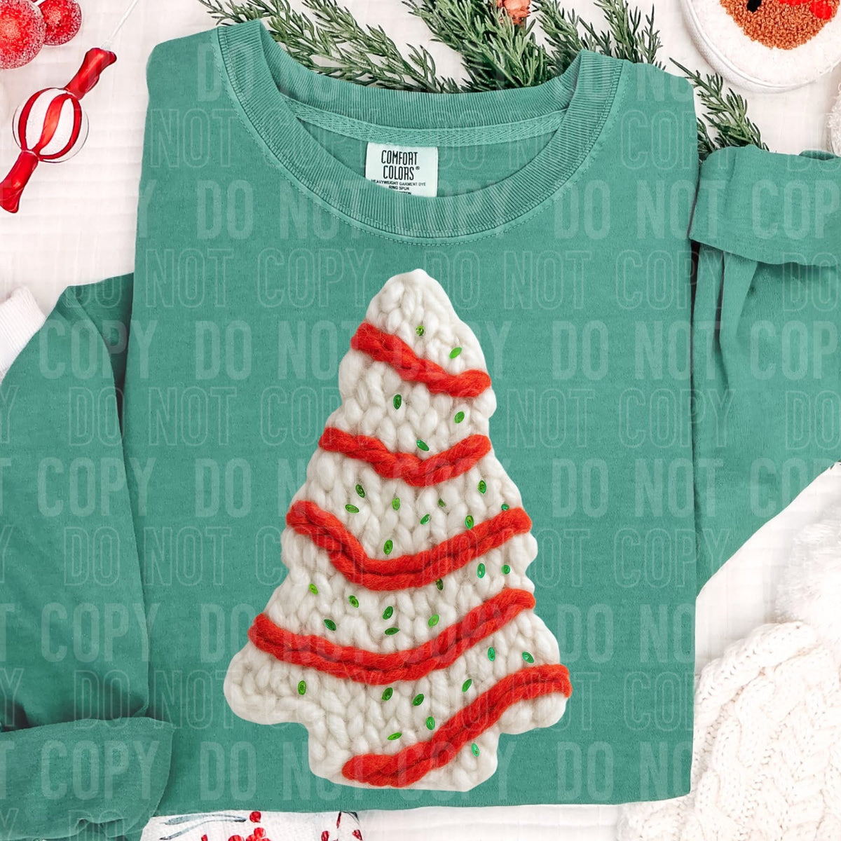 YARN CHRISTMAS CAKE