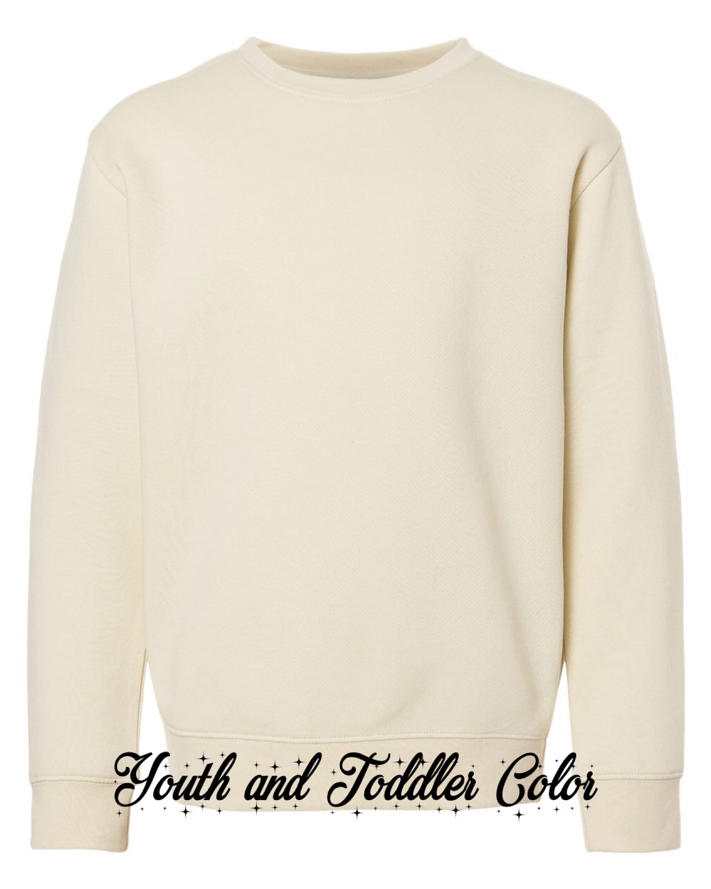 MERRY APPLIQUED CREWNECK SWEATSHIRT