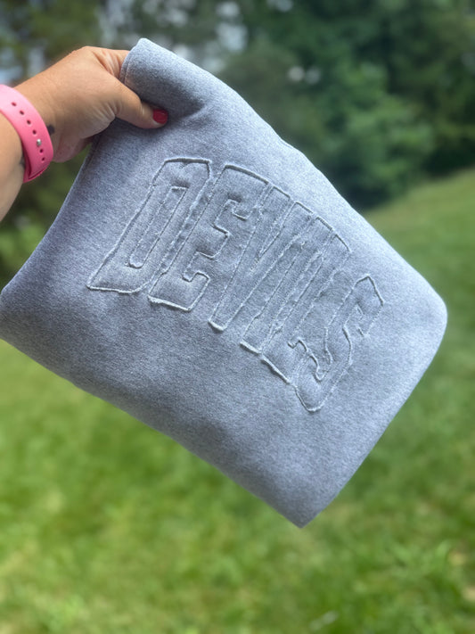 TONE ON TONE SWEATSHIRT-PRE ORDER