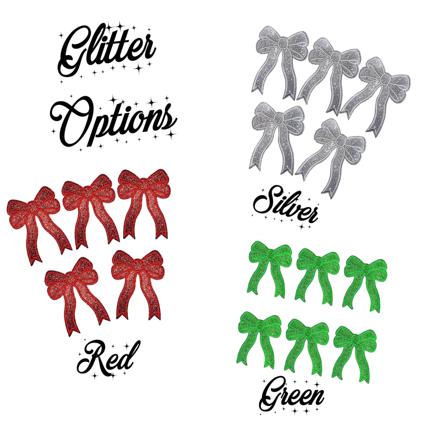 MERRY APPLIQUED CREWNECK SWEATSHIRT