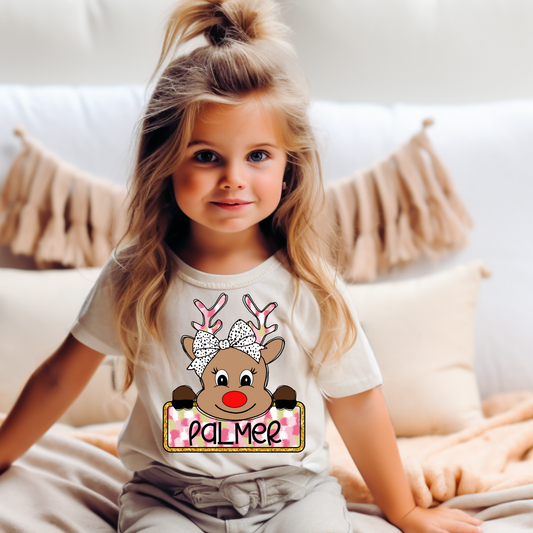 CUSTOM--BRUSH STROKE REINDEER