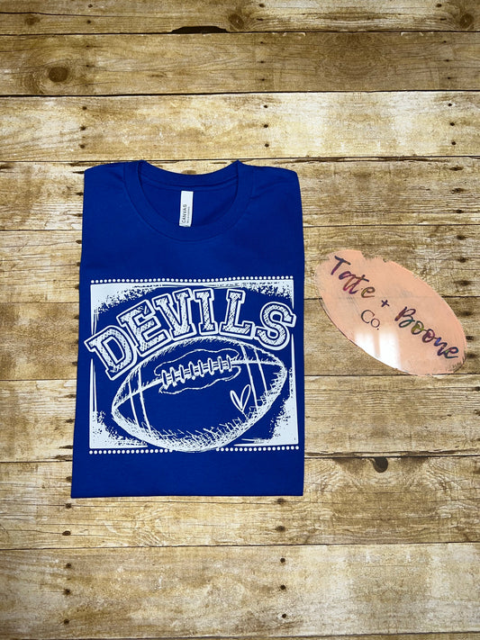 Devils with Football LONG SLEEVE SHIRT